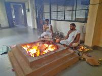 Sharadiya Navaratri 2020 Day 6 (22.10.2020) - SCM Shirali - Durga and Chandika Homa-s performed on behalf of Devotees by vaidiks